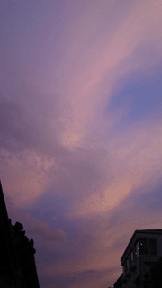 綺麗な夕焼け雲
